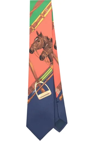 Ralph Lauren Foulard in seta con stampa equestre
