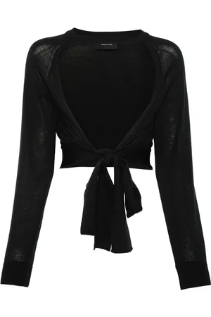 Simone Rocha Top corto con dettaglio cut-out