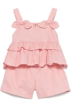 Twin-Set Set con shorts e applicazione