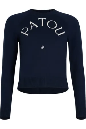 Patou Maglione con logo jacquard