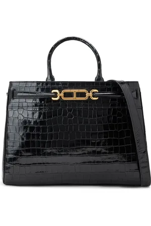 Tom Ford Borsa tote con effetto coccodrillo