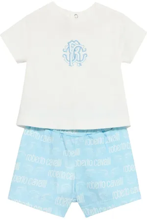 Roberto Cavalli Set shorts con logo (2 pezzi)