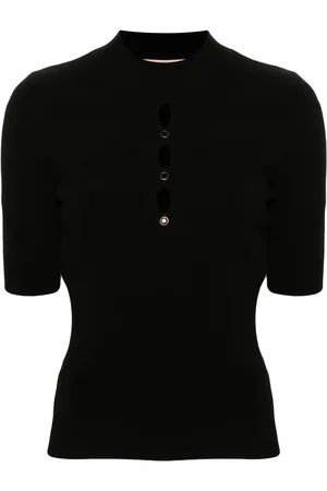 Twin-Set Maglione con dettagli cut-out e borchie