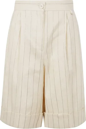 HERNO Shorts in lino e cotone