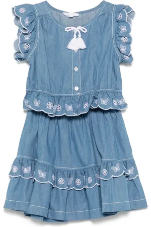 PATACHOU Gonna e blusa con ricamo