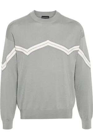 Emporio Armani Maglione con dettaglio a righe