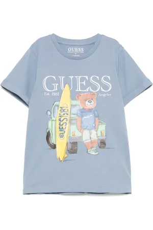 Guess T-shirt con logo gommato