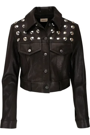 Khaite Giacca biker con occhielli