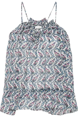 Marant Etoile Blusa Fabino smanicata a fiori