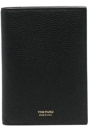 Tom Ford Portacarte bi-fold in pelle con logo