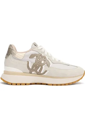 Roberto Cavalli Sneakers con inserti in pelle