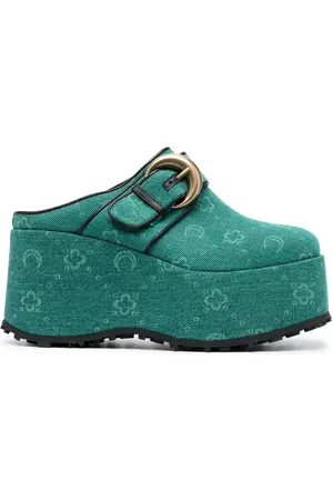 Marine Serre Clogs Regenerated con monogramma