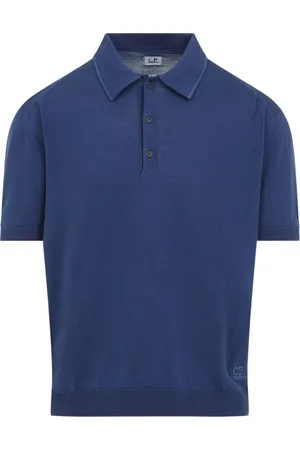 C.P. Company Polo in cotone con ricamo logo