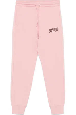 VERSACE Pantaloni sportivi con ricamo