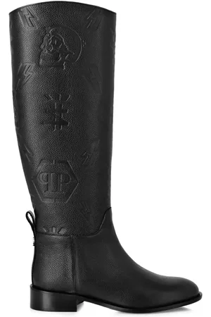 Philipp Plein Stivali con monogramma
