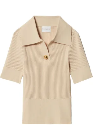 Claudie Pierlot Polo in maglia a coste