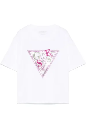 Guess T-shirt con logo ricamato