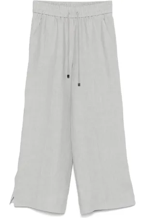 LE TRICOT PERUGIA Pantaloni in lino