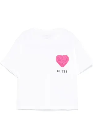 Guess T-shirt con logo ricamato