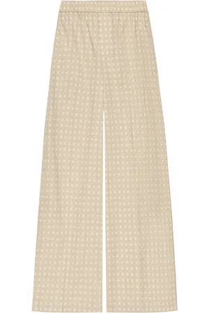 Kenzo Pantaloni con motivo jacquard