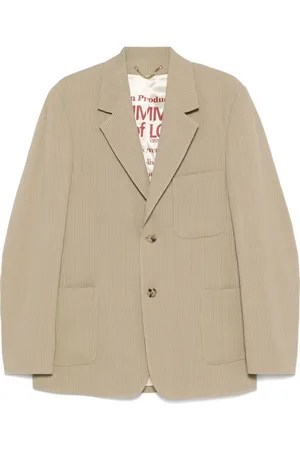 Golden Goose Blazer monopetto gessato
