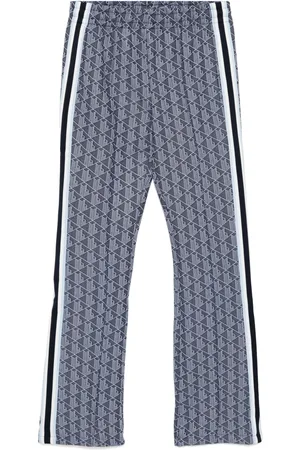Lacoste Pantaloni svasati con monogramma