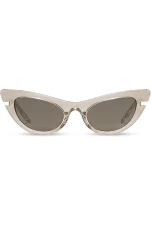 Dolce & Gabbana Occhiali da sole cat-eye con dettaglio glitter