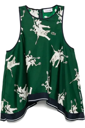 Lacoste Top in seta