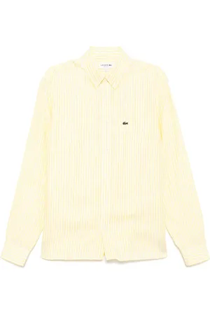Lacoste Camicia in lino a righe