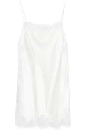 CARINE GILSON Sottoveste in pizzo Calais-Caudry