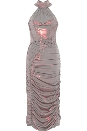 MITILIANE COUTURE Abito midi drappeggiato