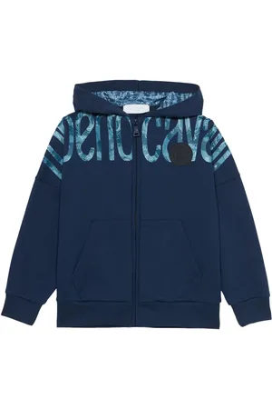 Roberto Cavalli Felpa con cappuccio e logo