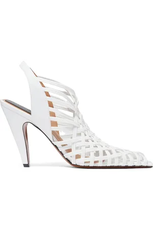 Stella McCartney Sandali con punta quadrata 95mm