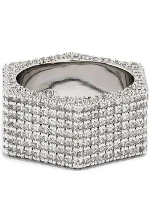 DARKAI Anello Bolt Pavé