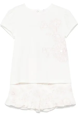 PATACHOU Set top e shorts a fiori