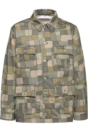 Maison Kitsuné Giacca-camicia con stampa