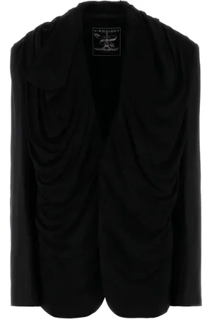 Y / PROJECT Blazer drappeggiato con cappuccio