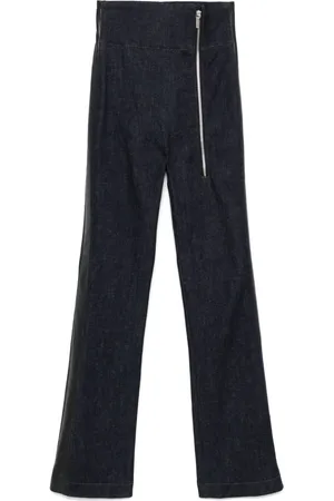 MITILIANE COUTURE Jeans con bordo in pelle