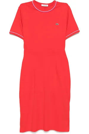 Lacoste Abito midi in cotone