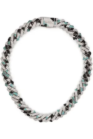 DARKAI Collana con pavé camouflage