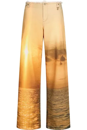 Roberto Cavalli Pantaloni con stampa grafica