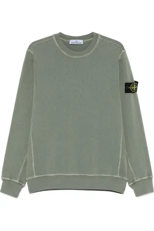 Stone Island Felpa con applicazione Compass