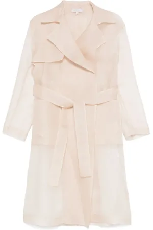 ANTONELLI Trench in seta semi trasparente