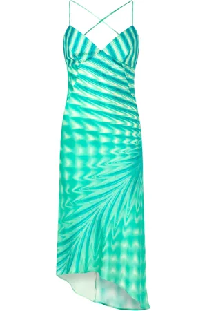Roberto Cavalli Abito midi in seta