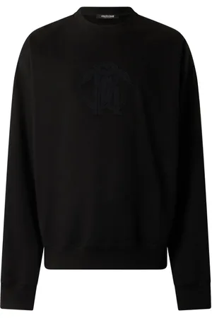 Roberto Cavalli Felpa con logo ricamato