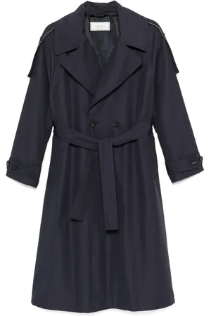 PESERICO SIGN Trench lungo con perline
