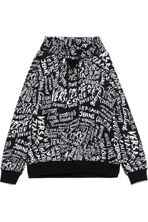 VERSACE Felpa con stampa Logomania