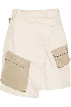 MARTINE ROSE Gonna asimmetrica con ricamo