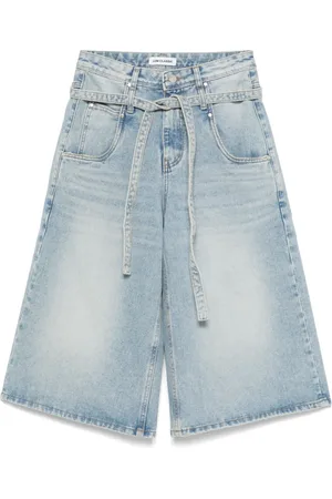 Low Classic Shorts denim con cintura