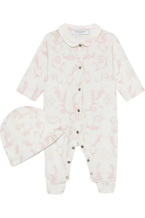 Roberto Cavalli Set neonato con monogramma